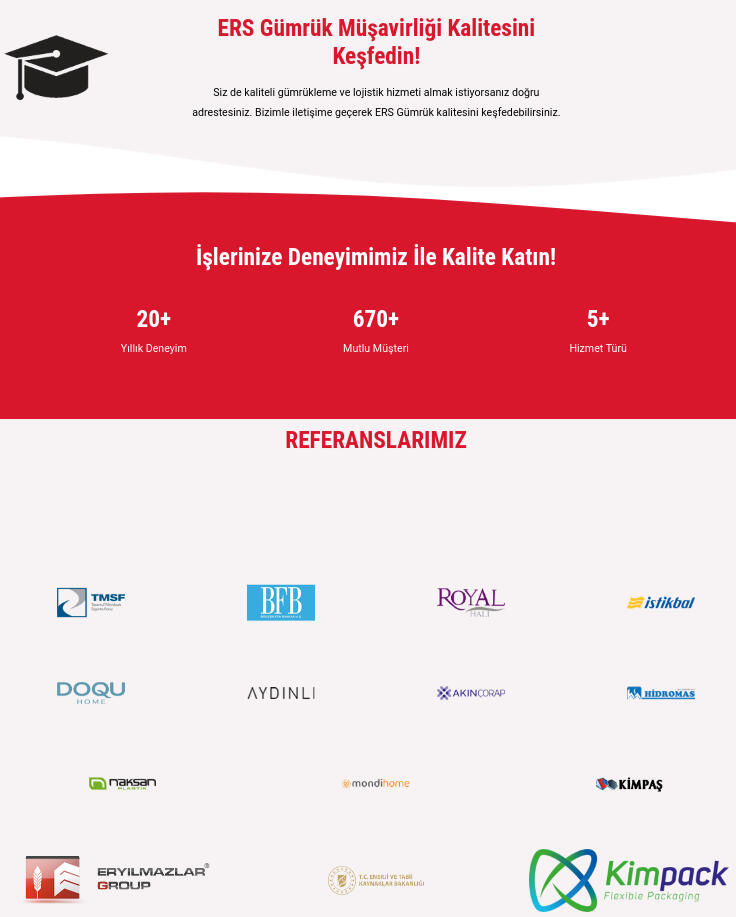 ERS Gümrük Muhiddin Gülal Ersin Oturak Ahmet Gülal